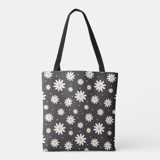 Schattige Daisy Flowers Pattern Tote Bag (Achterkant)