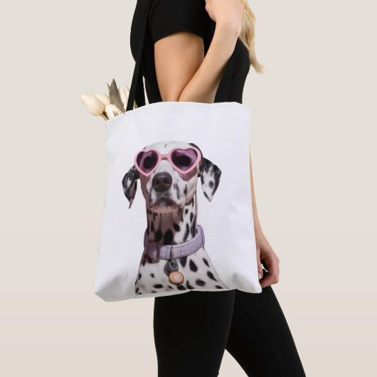 🐾💗 Schattige Dalmatiër Tote Bag (Dichtbij)