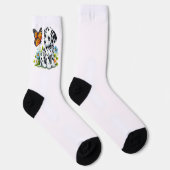 Schattige Dalmatiër/Vlinder vrienden Sokken (Rechts)