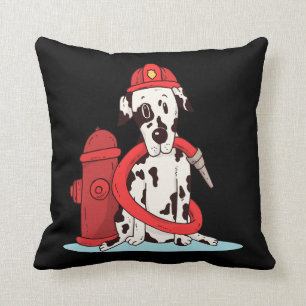 Schattige Dalmatische Puppy Brandweer Hond Brandwe Kussen