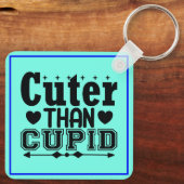 Schattige dan Cupido Sleutelhanger (Achterkant)