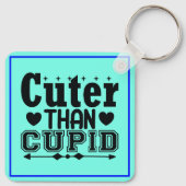 Schattige dan Cupido Sleutelhanger (Achterkant)