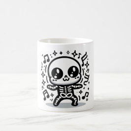 Schattige Dancing Skeleton Halloween Mok Kawaii Sp