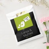 Schattige dank je Birdy | olijfgroen Bedankzakje (Gezegeld)