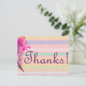 Schattige  dank u briefkaart (Staand voorkant)