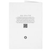 Schattige Dank u Kaart voor Herfst (Achterkant)