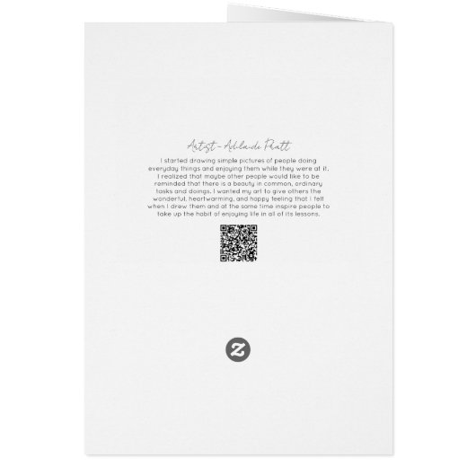 Schattige Dank u Kaart voor Herfst (Achterkant)