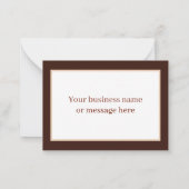 Schattige dank u kat bericht toevoegen notitiekaartje (Achterkant)