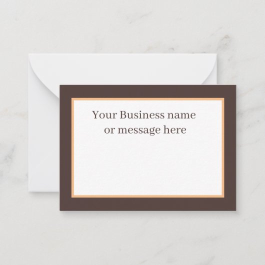 Schattige dank u kat bericht toevoegen notitiekaartje (Achterkant)