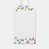 Schattige Dank u Kerstmis Bus Driver Gift Label Cadeaulabel (Achterkant)