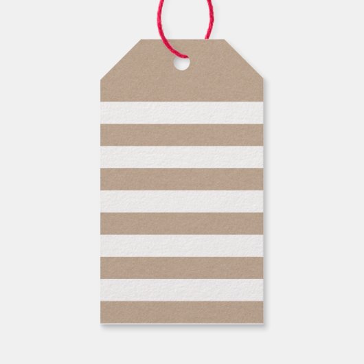 SCHATTIGE DANK U LABEL moderne streep eenvoudige k Cadeaulabel (Achterkant)