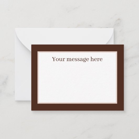 Schattige dank u voeg bericht Bunny toe Notitiekaartje (Achterkant)