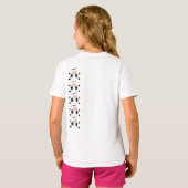 Schattige dansen Kawaii - - Gepersonaliseerd T-shirt (Achterkant volledig)