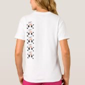 Schattige dansen Kawaii - - Gepersonaliseerd T-shirt (Achterkant)