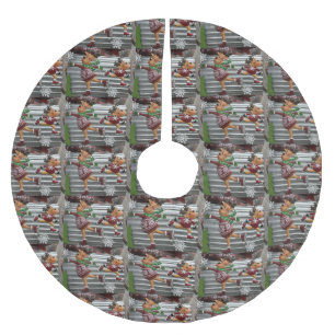 **SCHATTIGE DANSENDE RENDIEREN** KERSTBOOM ROK