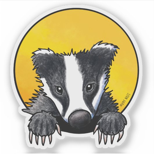 Schattige das sticker (Voorkant)