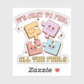 Schattige dat het goed is om alle vinyl Sticker te (Vel)