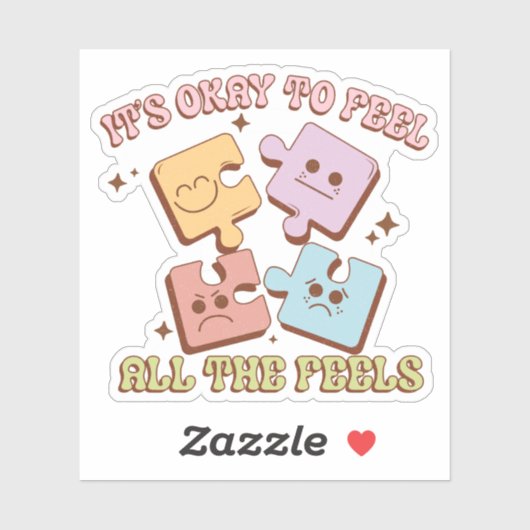 Schattige dat het goed is om alle vinyl Sticker te (Vel)