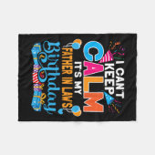 Schattige dat ik niet rustig kan blijven Het is mi Fleece Deken (Voorkant (Horizontaal))