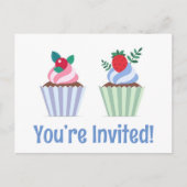 Schattige dat je bent uitgenodigd Happy Birthday b Briefkaart (Voorkant)