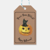 Schattige dat je Halloween hebt geboeid Cadeaulabel (Voorkant)