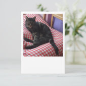Schattige Dave Flat Save The Date (Staand voorkant)