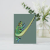Schattige Day Gecko (de jij die tegen me praat? Te Briefkaart (Staand voorkant)