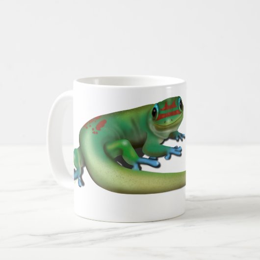 Schattige Day Gecko (de jij die tegen me praat? Te Koffiemok (Voorkant links)