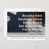 SCHATTIGE De datum opslaan Aangepast Briefkaart (Voorkant / Achterkant)