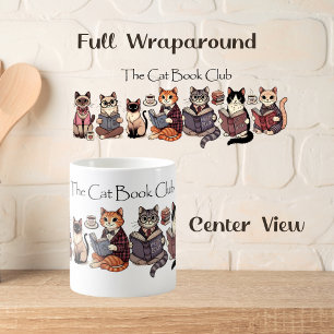 Schattige "De kattenboekenclub" Koffiemok