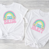 Schattige de partij Retro Hippie Bachelorette Part T-shirt