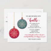 Schattige Decking The New Halls Verhuisaankondigin Briefkaart (Voorkant / Achterkant)