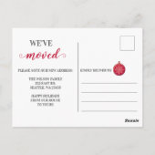 Schattige Decking The New Halls Verhuisaankondigin Briefkaart (Achterkant)