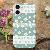 Schattige decoratieve kant en Blossom Schattige bl Case-Mate iPhone Case
