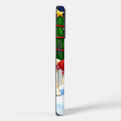 Schattige decoratieve vakantiehond Case-Mate iPhone case (Achterkant / Rechts)