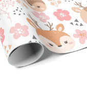 Schattige deer cadeaupapier (Rol Hoek)