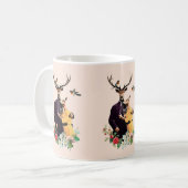 Schattige deer Couple Coffee Mok (Voorkant links)