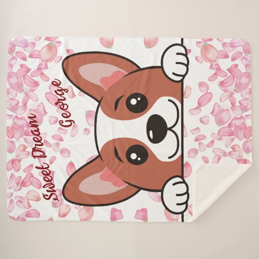 Schattige - Deken bedrukt met huisdieren (Voorkant (horizontaal))