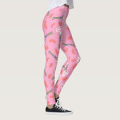 Schattige delicaat daisy klein boeketpatroon leggings (Rechts)