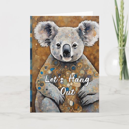 Schattige denken aan jou bedankkaart (Voorkant)