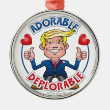SCHATTIGE DEPLORABLE Pro Trump Cute Chibi Cartoon