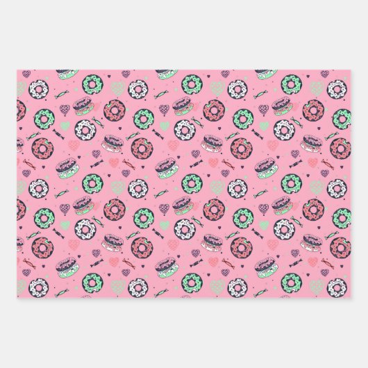 schattige deuut van het deeg inpakpapier vel (Voorkant 2)