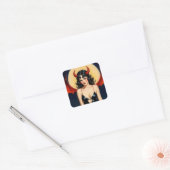 Schattige Devil Girl Sticker (Envelop)