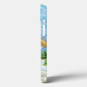 Schattige dieren bouwen een sneeuwman voor Kerstmi Case-Mate iPhone Case (Achterkant / Links)