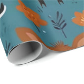 Schattige dieren cadeaupapier (Rol Hoek)