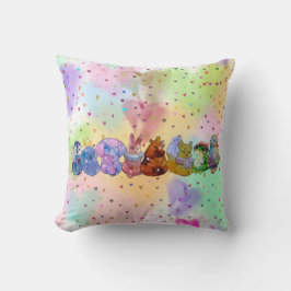 Schattige Dieren genaamd The Lucky Charms Kussen