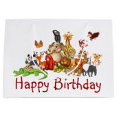 Schattige dieren groot cadeauzakje (Voorkant)