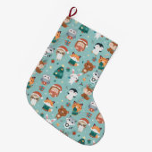 Schattige dieren Grote kerststop Kerstsok (Voorkant (Hangend))