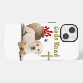 Schattige dieren iPhone hoesje (Achterkant horizontaal)