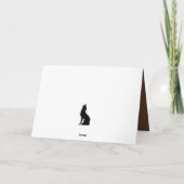 Schattige Dieren Kerstgroet uit het Woud Kaart (Achterkant)